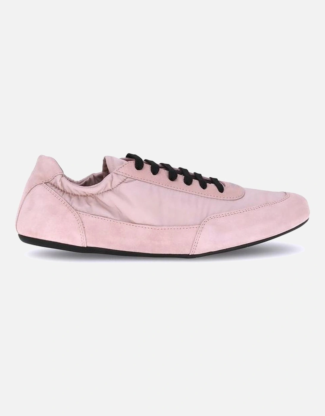 Suede Detail Lace-Up Sneakers with Rubber Sole Women - Multicolor, 5 of 4