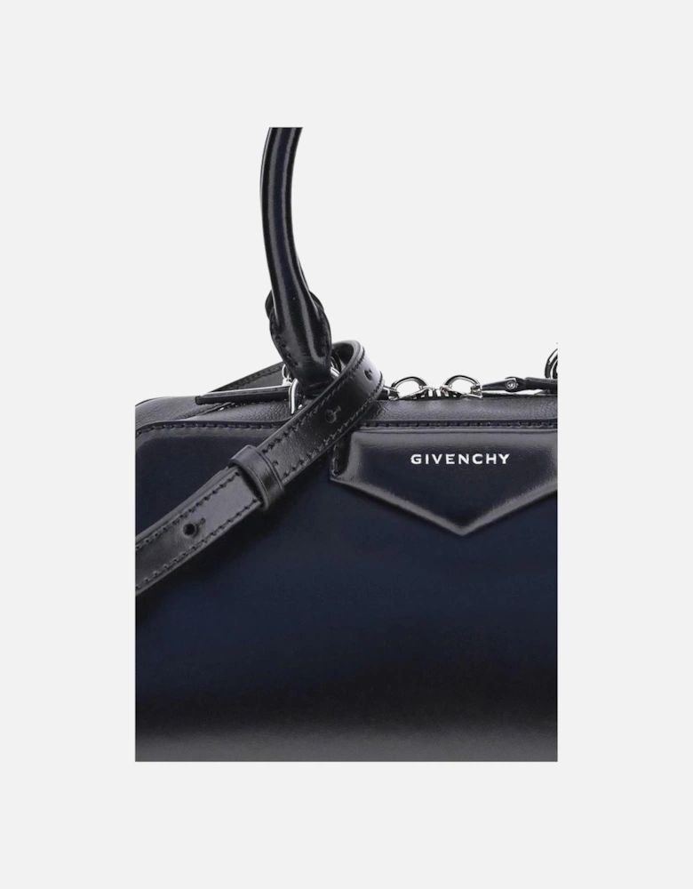Elegant Structured Small Handbag with Gusseted Design Women - Black