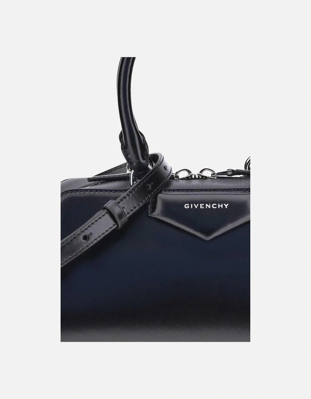 Elegant Structured Small Handbag with Gusseted Design Women - Black