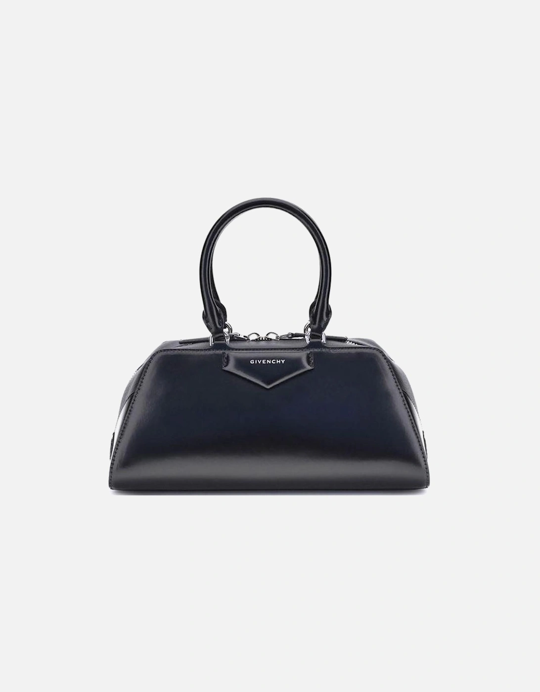 Elegant Structured Small Handbag with Gusseted Design Women - Black, 5 of 4