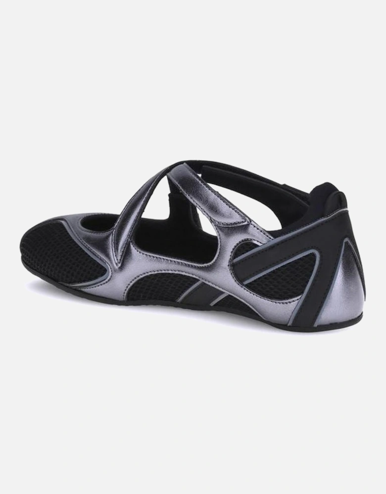 Nomad Crisscross Ballerina Flats Women - Black Shoes