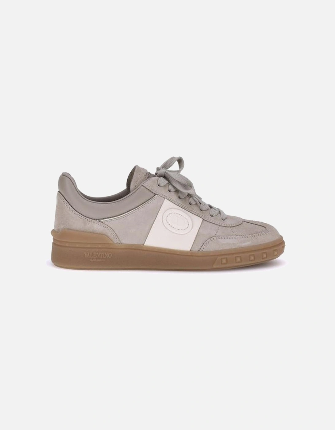 Upvillage Leather Sneakers with Signature VLogo Women - Beige, 5 of 4