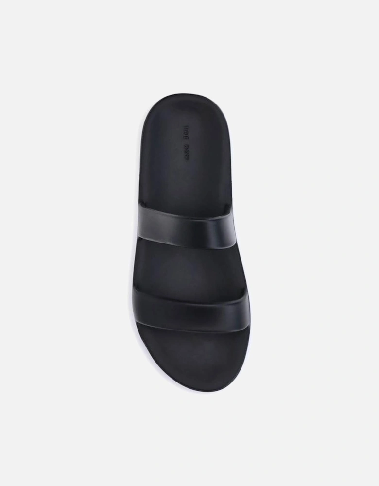 Ultralight Double-Strap Foam Sandals Women - Black