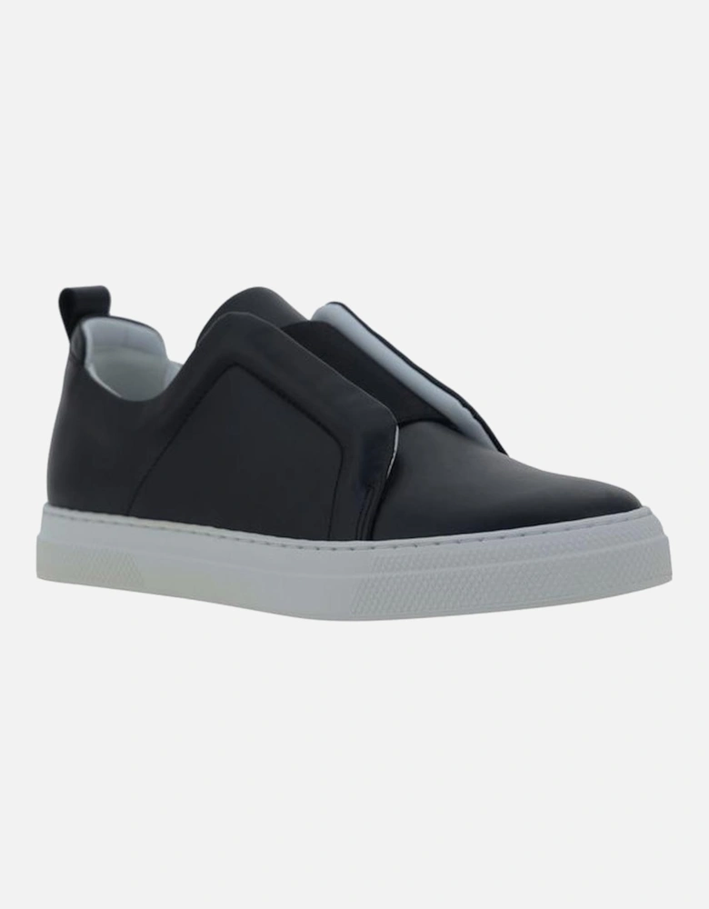 Calfskin Slip-On Slider Sneakers Women - Black