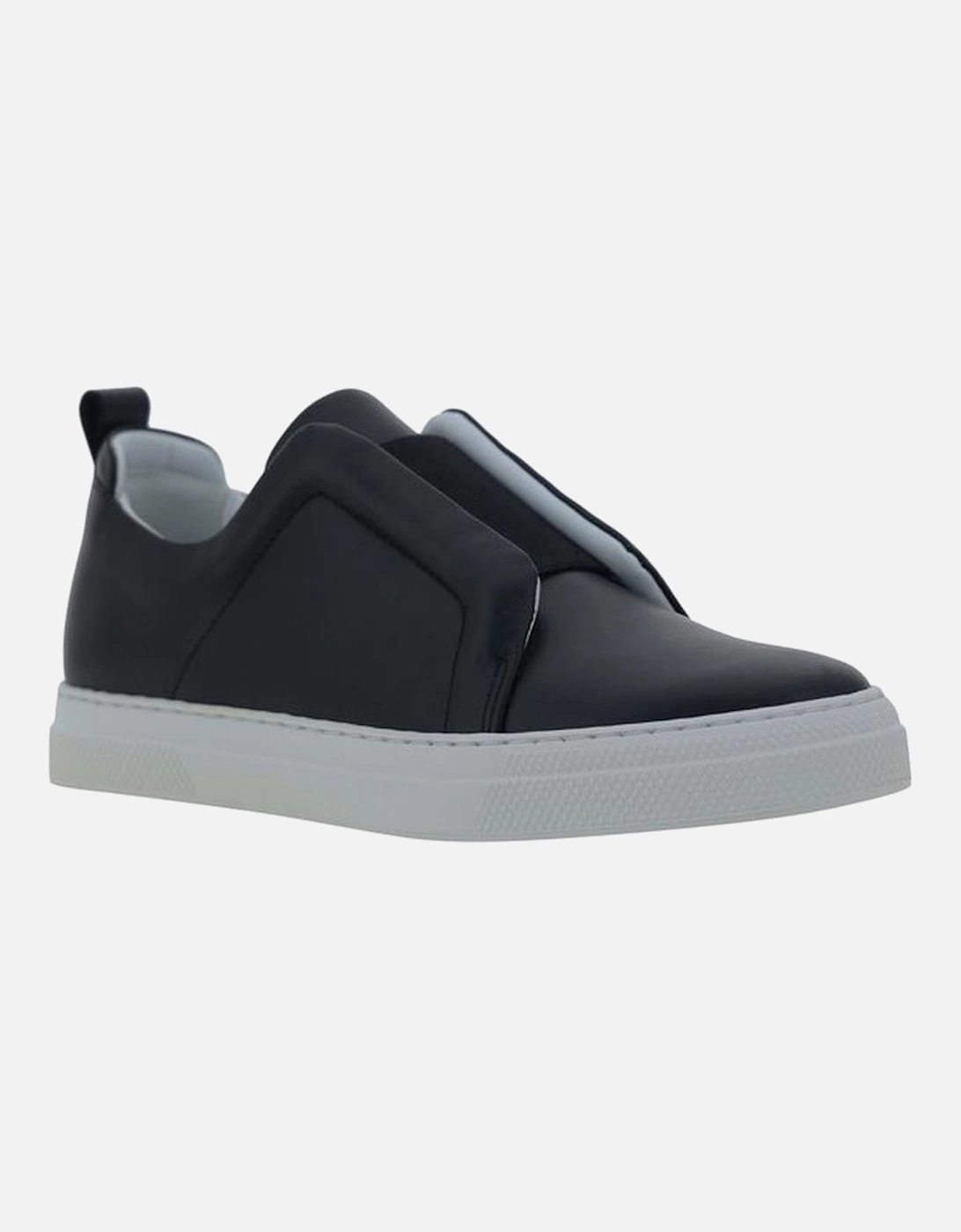 Calfskin Slip-On Slider Sneakers Women - Black