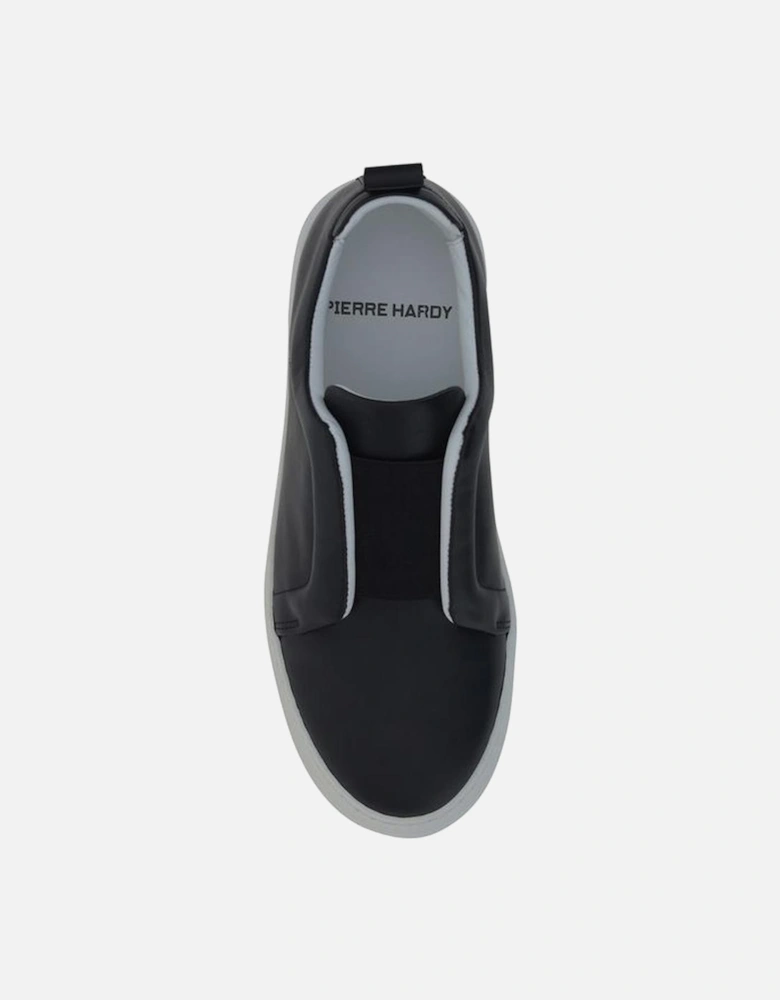 Calfskin Slip-On Slider Sneakers Women - Black
