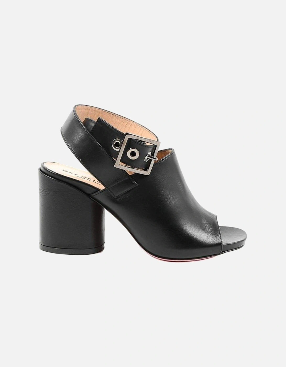 Elegant High-Heel Leather Sandals Women - Black, 3 of 2