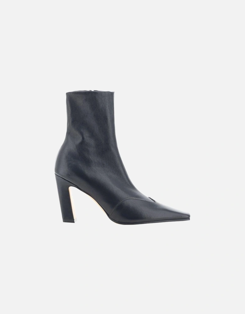 Nevada Ankle Boots with Geometric Heel Women - Black