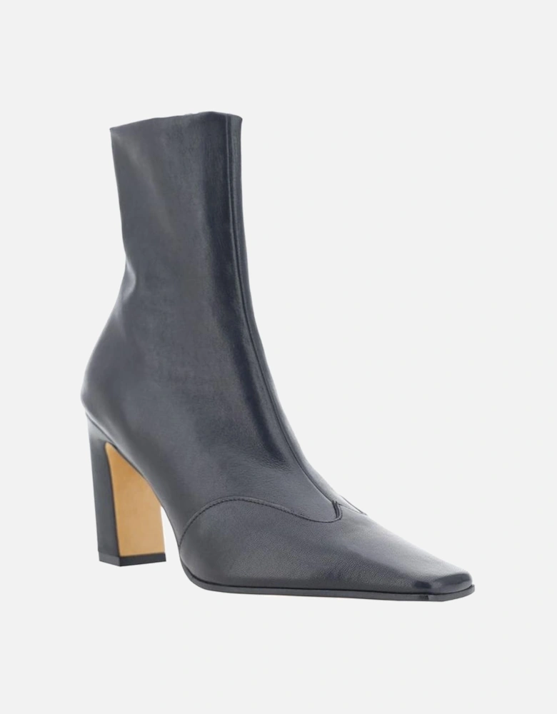 Nevada Ankle Boots with Geometric Heel Women - Black