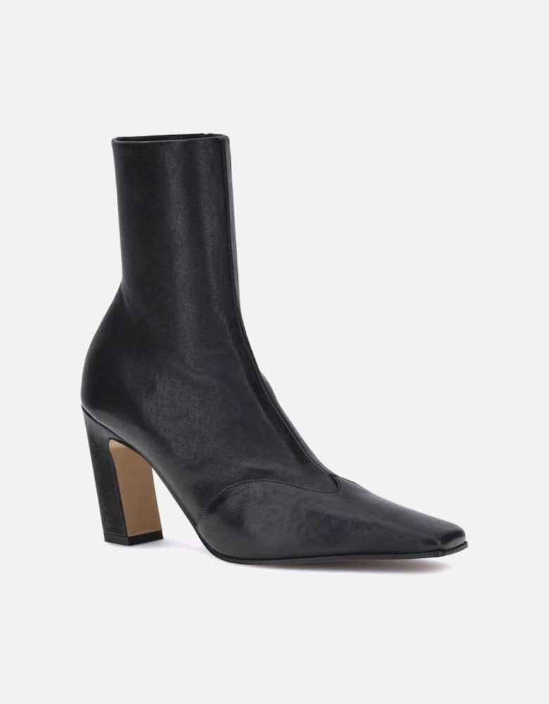 Nevada Ankle Boots with Geometric Heel Women - Black