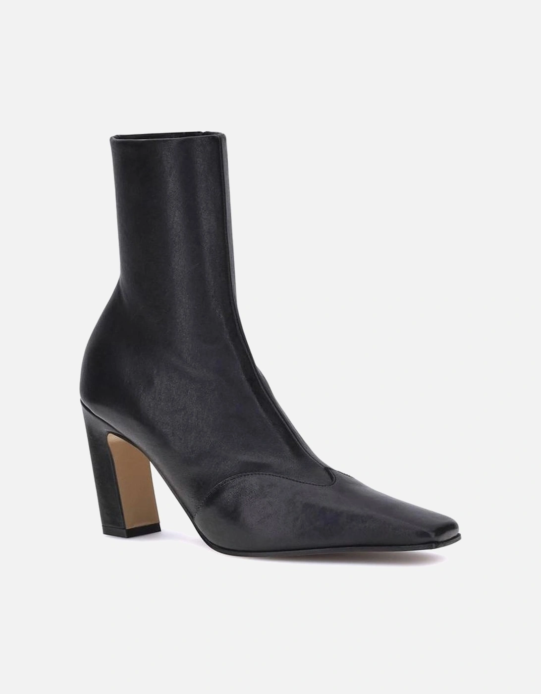 Nevada Ankle Boots with Geometric Heel Women - Black