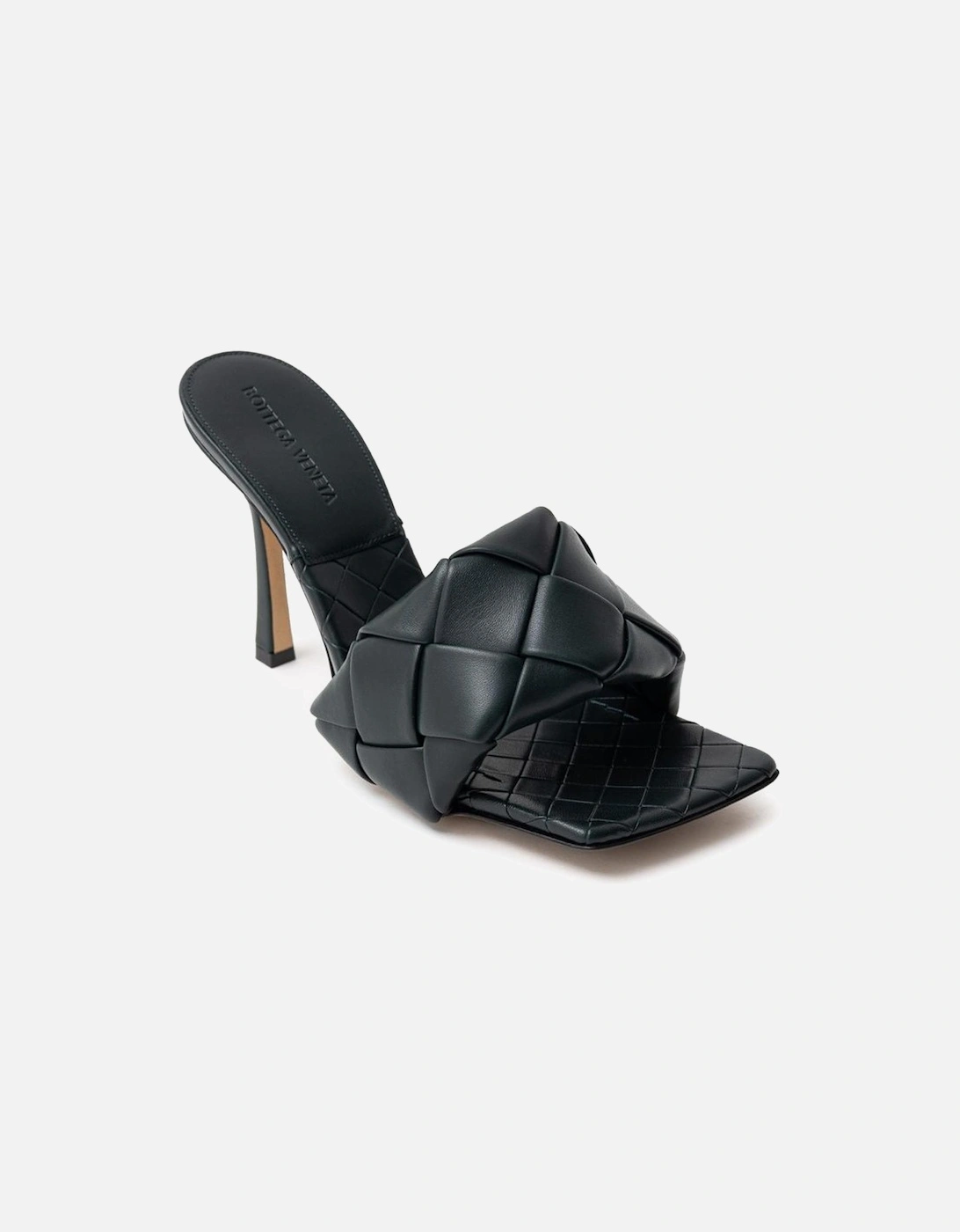 Lido Mule Sandal with Square Toe and Stiletto Heel Women - Green