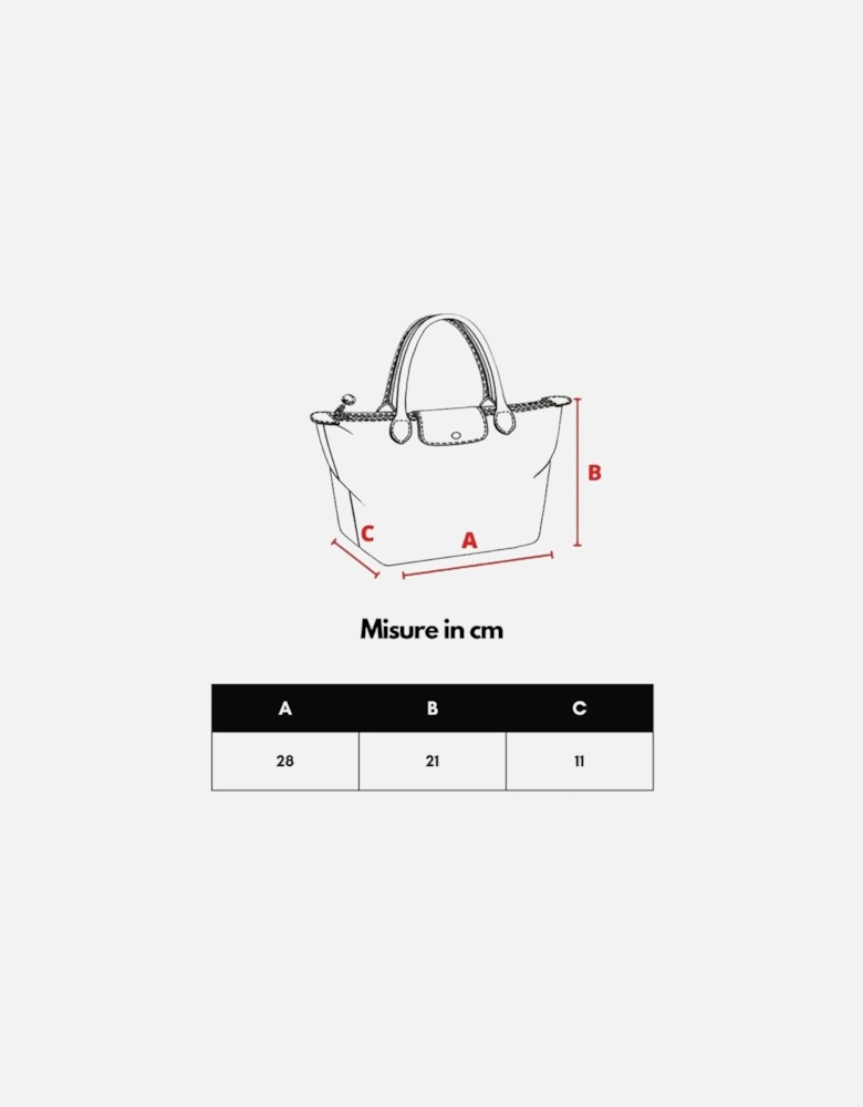 Hardware Tote Handbag with Leather Handles Women - Beige Sweaters