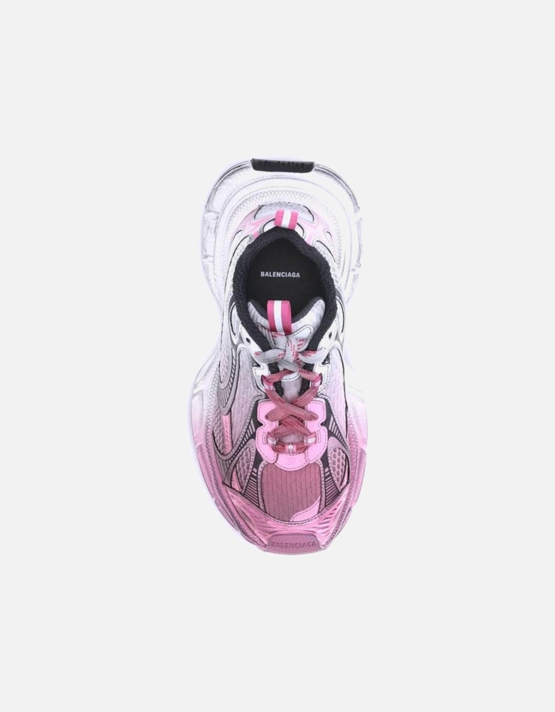 3XL Toe Spray Oversize Worn-In Effect Sneakers Women - Multicolor