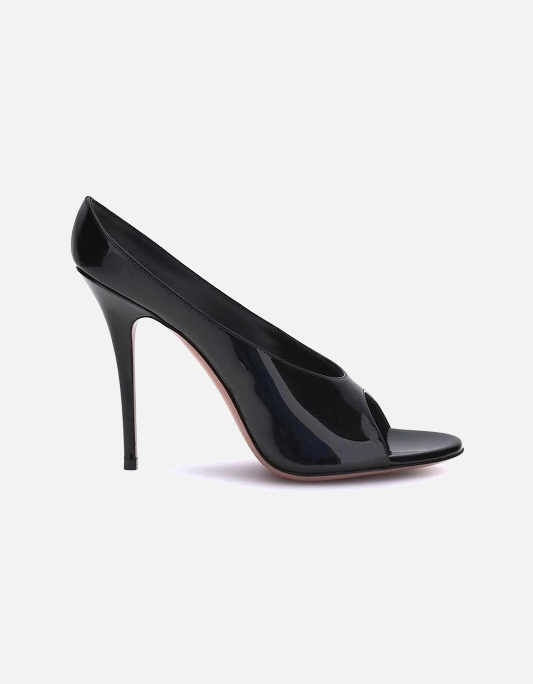 Patent Leather Stiletto Heel Sandals Women - Black Pumps, 5 of 4