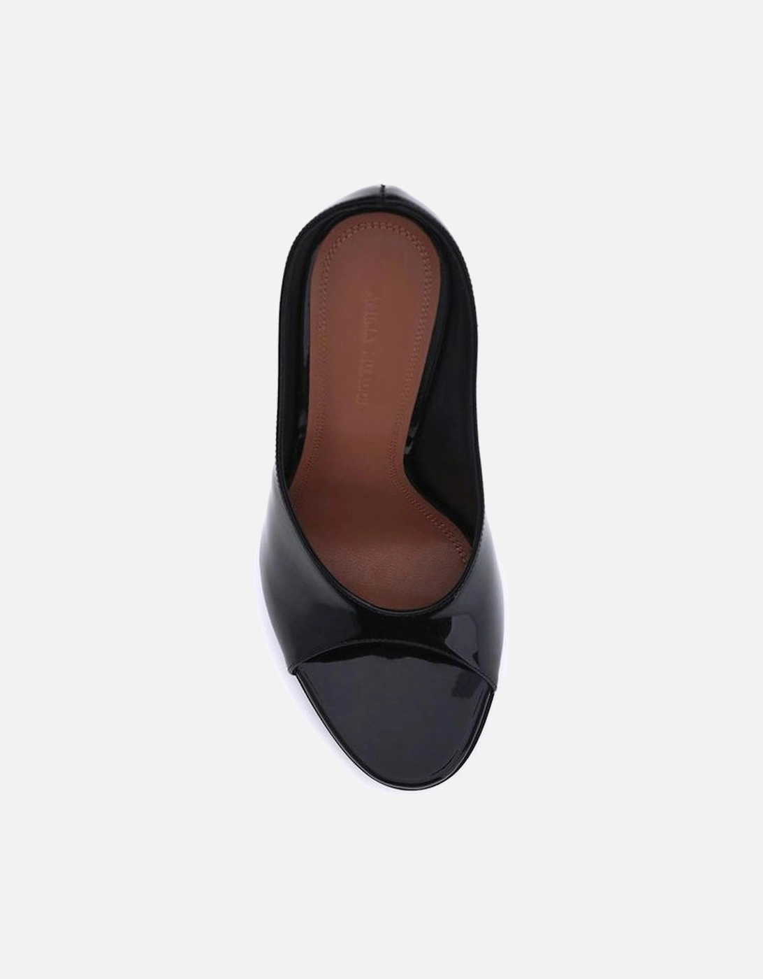 Patent Leather Stiletto Heel Sandals Women - Black Pumps