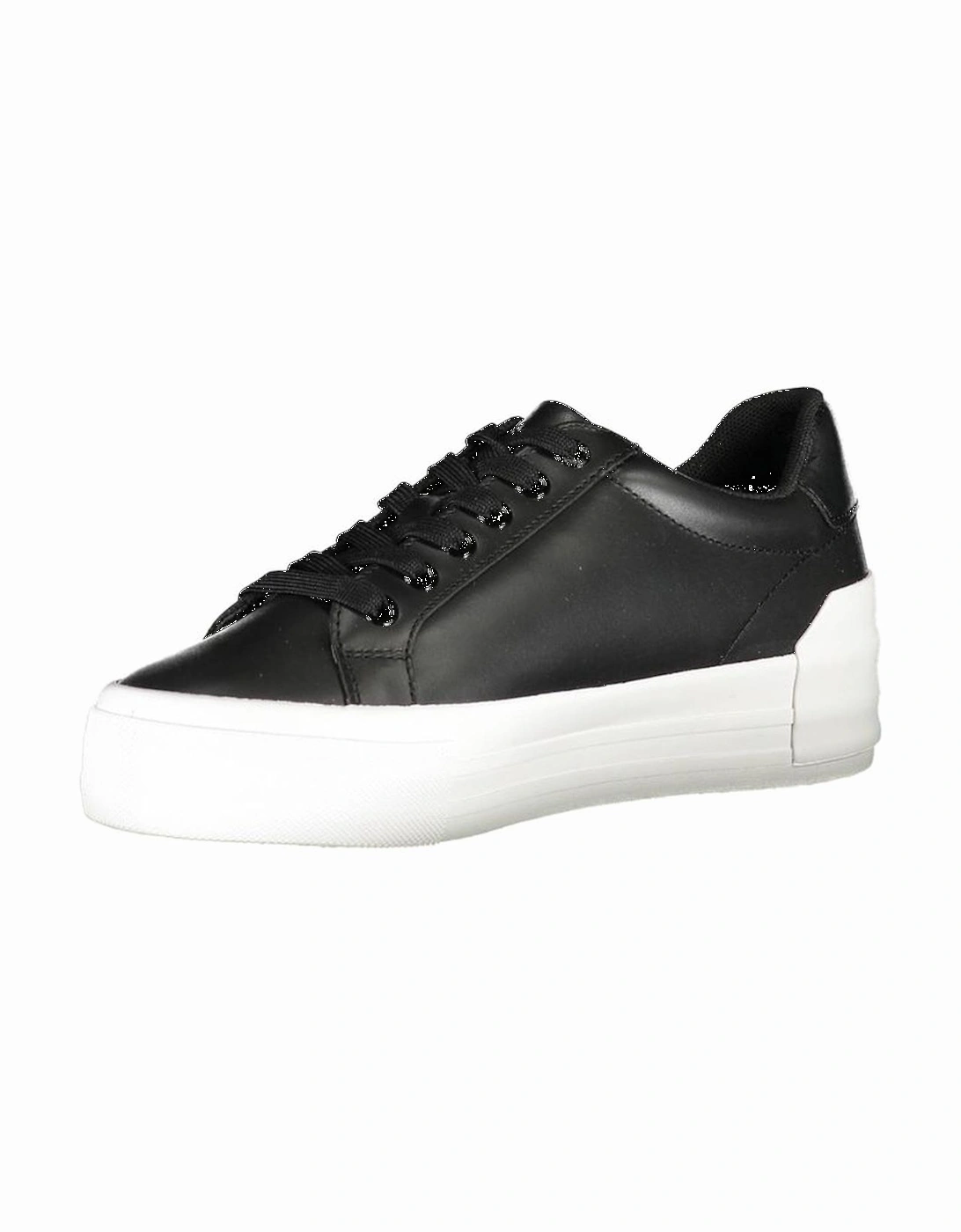 Sports Shoe with Contrasting Sole and Print Women - Black Sneakers