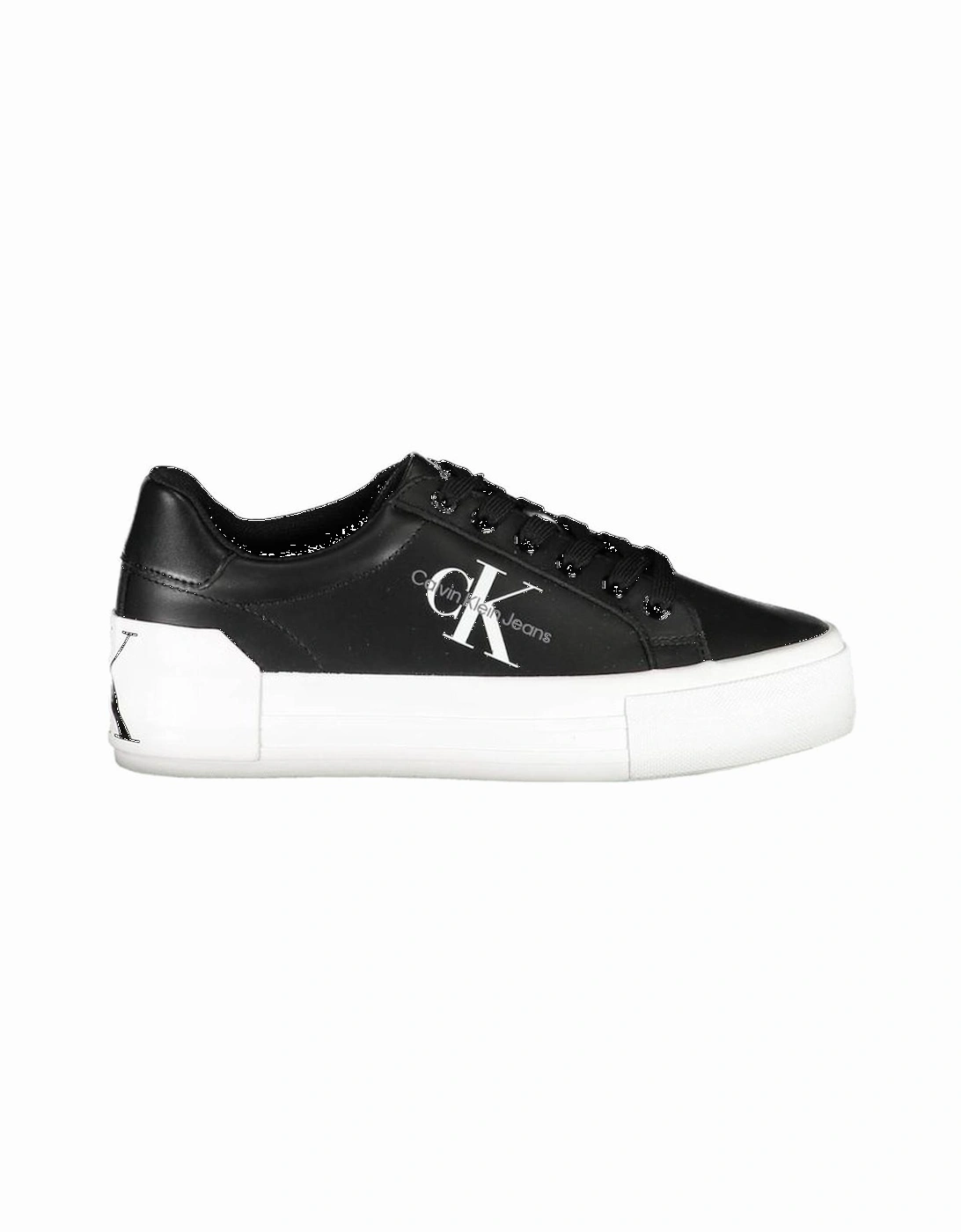 Sports Shoe with Contrasting Sole and Print Women - Black Sneakers, 4 of 3