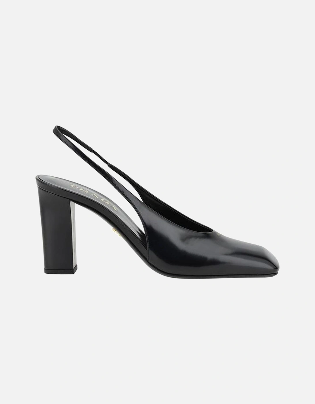 Square Toe Decollete Slingback Pumps Women - Black, 5 of 4