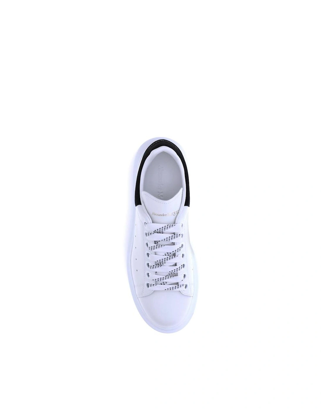 Leather Platform Sole Sneakers with Logo Details Women - White