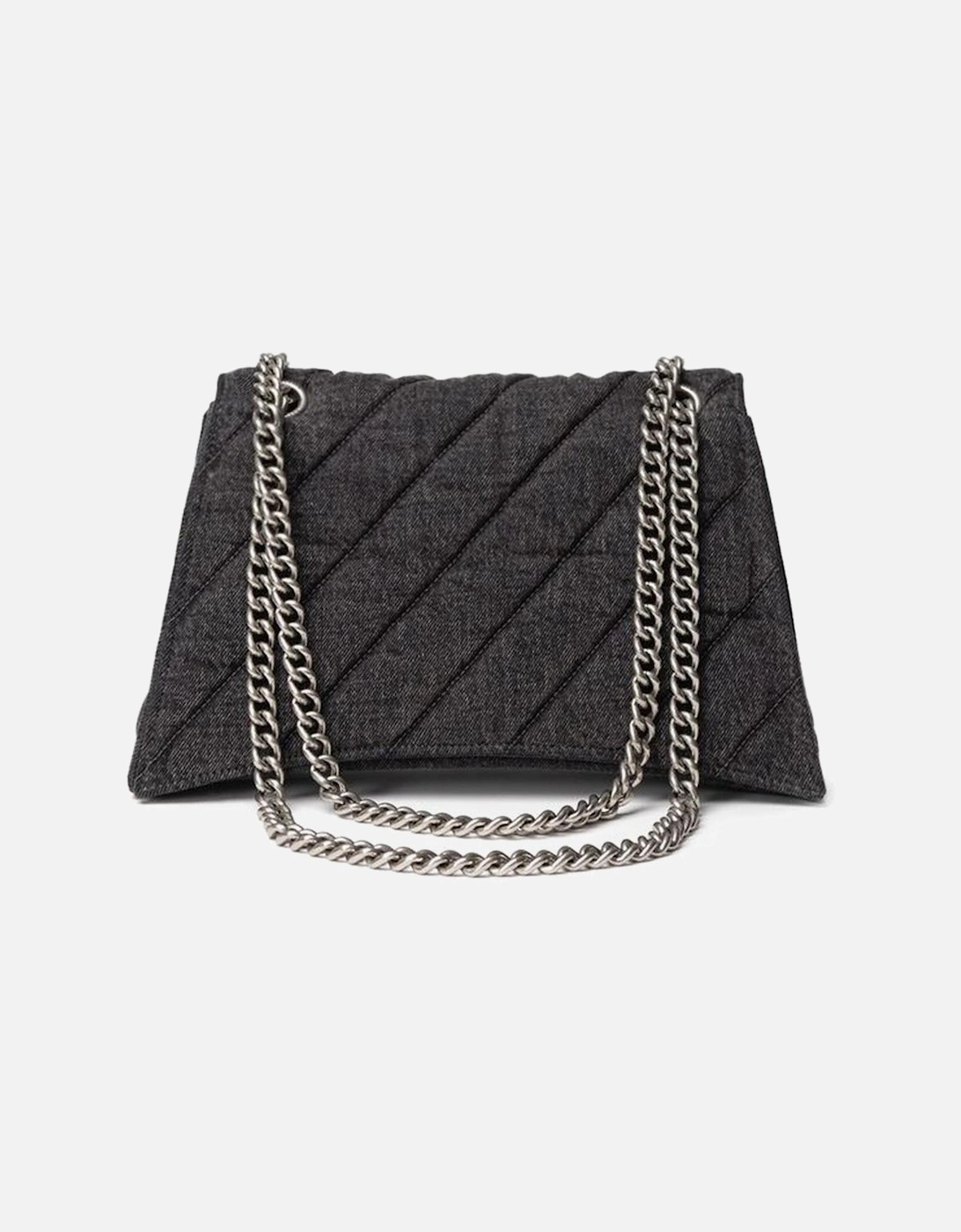 Crush Medium Denim Shoulder Bag Women - Black T-Shirts