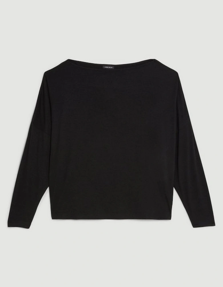 Viscose Lyocell Long Sleeve Top