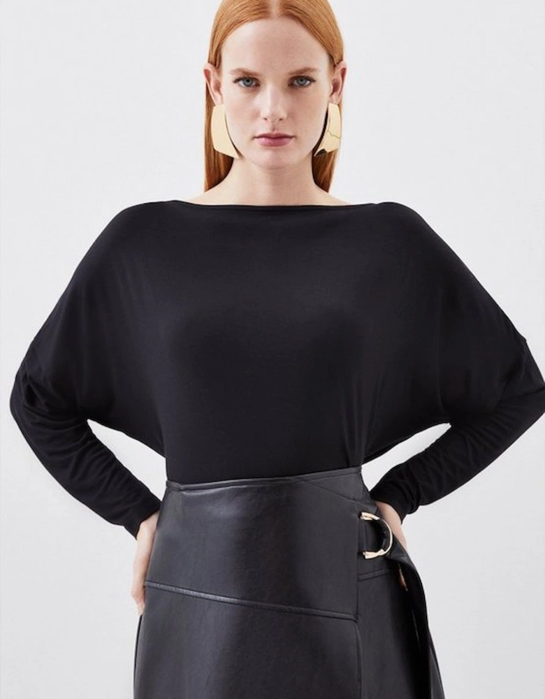 Viscose Lyocell Long Sleeve Top