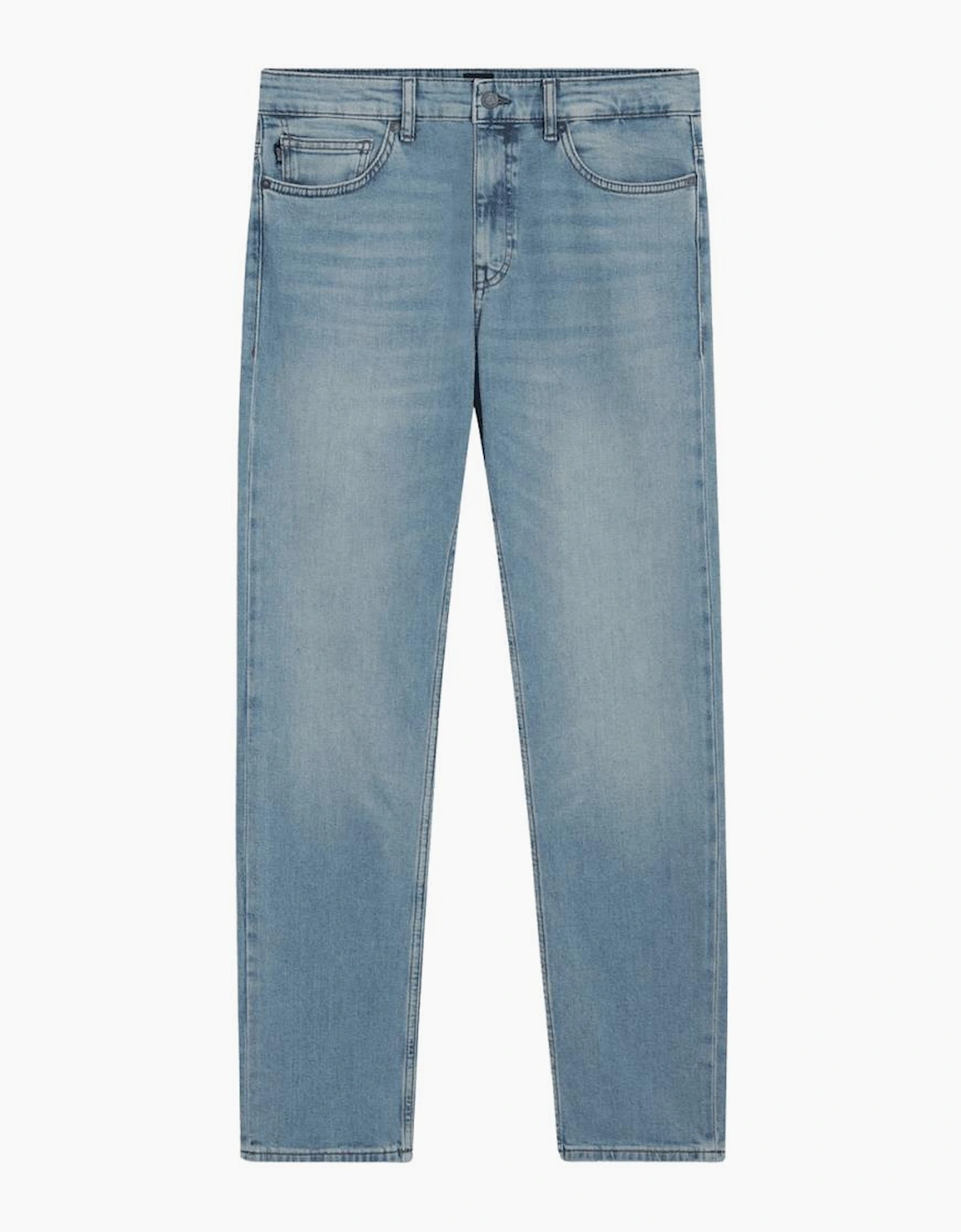 Hugo Boss Men's Blue Delaware Bo Slim Fit Bright Jeans