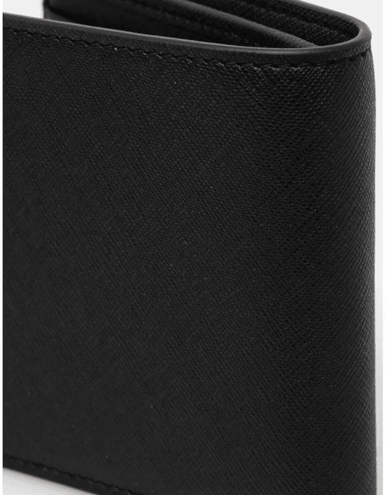 Zair_8CC Leather Black Wallet