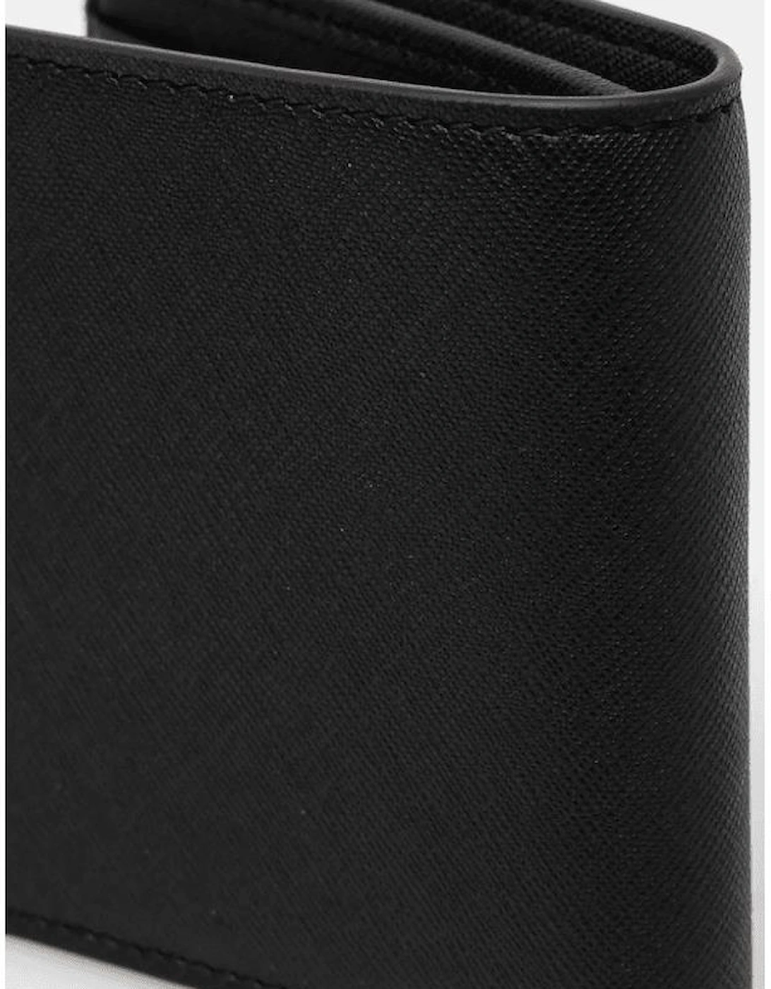 Zair_8CC Leather Black Wallet