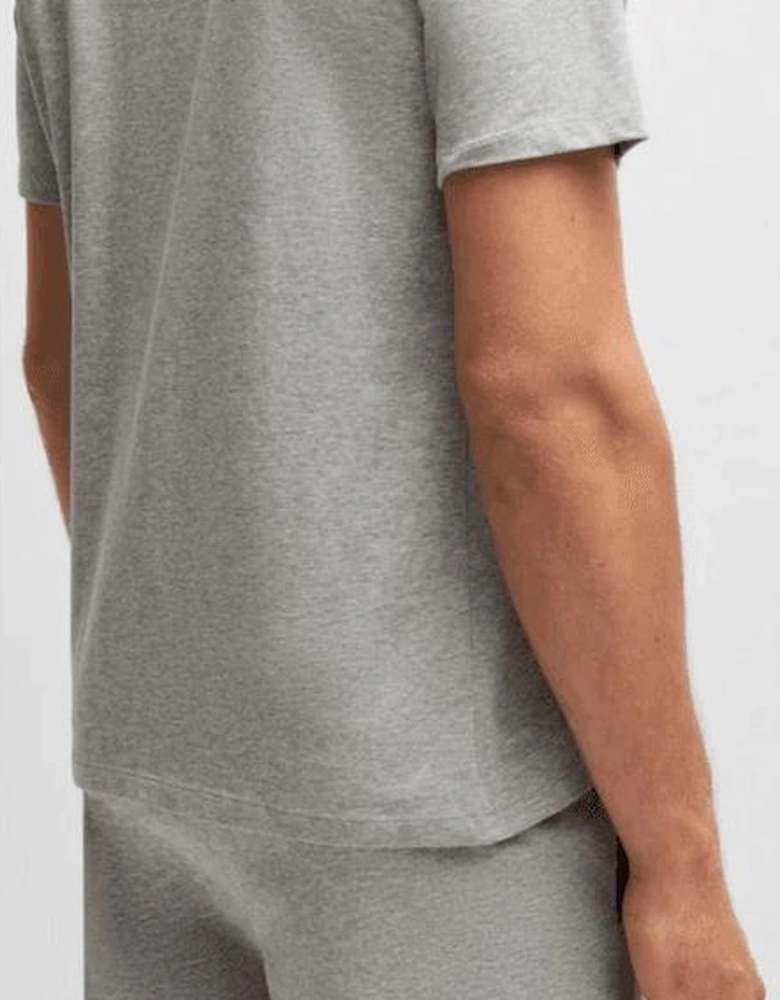 Mix&Match Embroidered Logo Grey Short Set