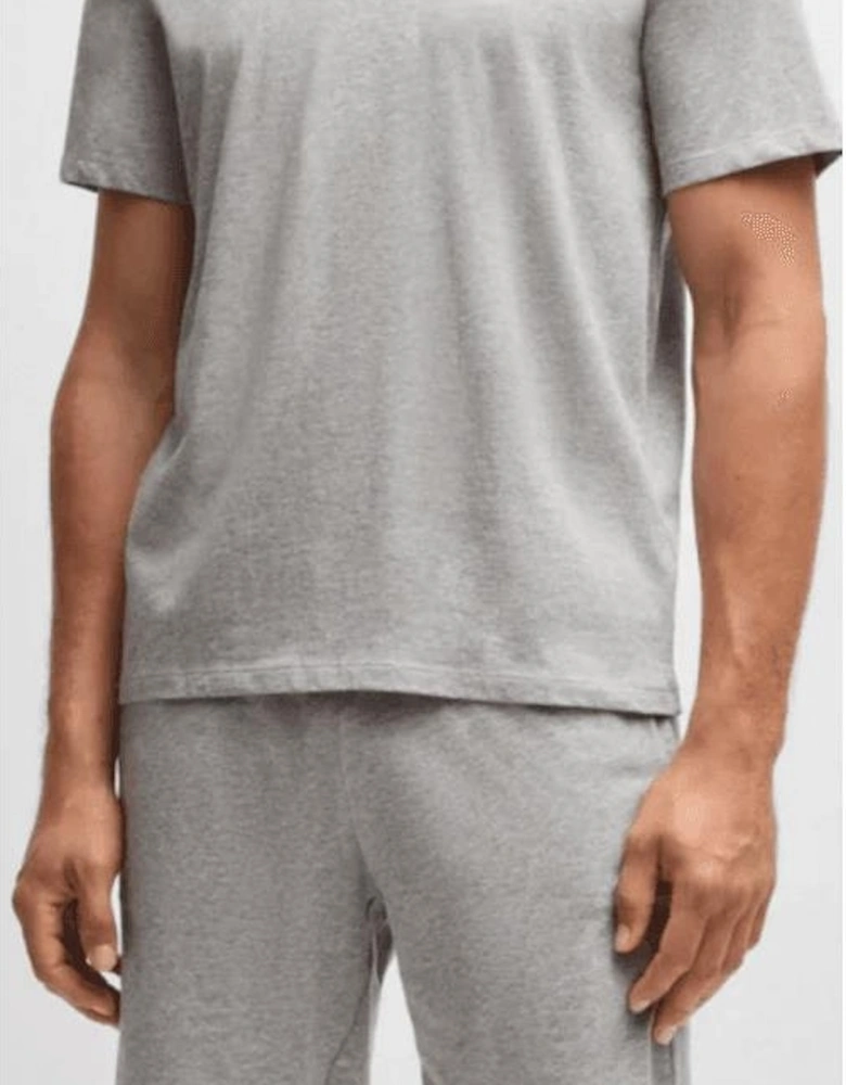 Mix&Match Embroidered Logo Grey Short Set