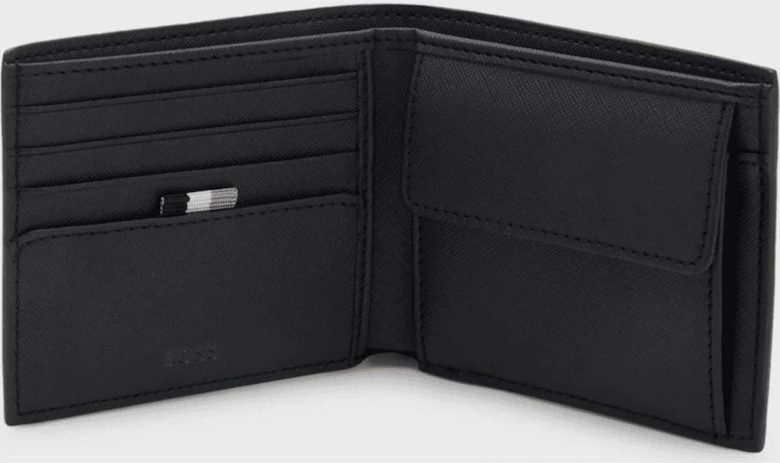 Zair_4CC Leather Black Wallet
