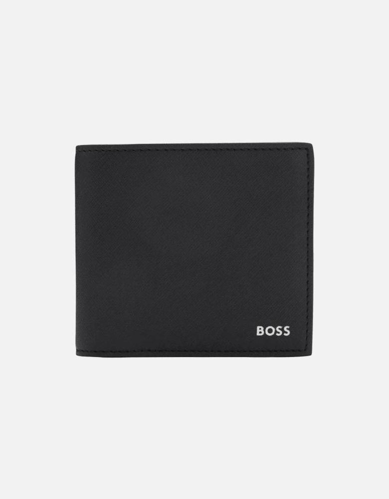 Zair_4CC Leather Black Wallet