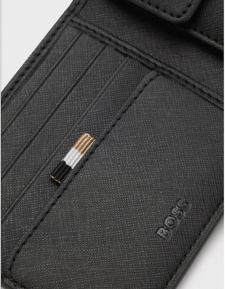 Zair_4CC Leather Black Wallet