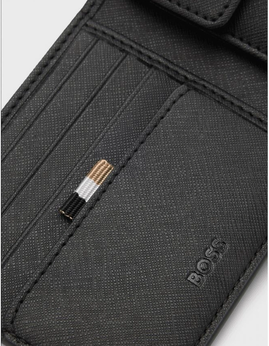 Zair_4CC Leather Black Wallet