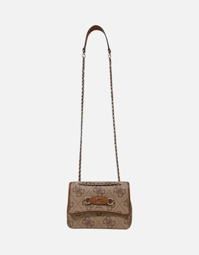 Print Shoulder Bag with Inside Pockets Women - Beige