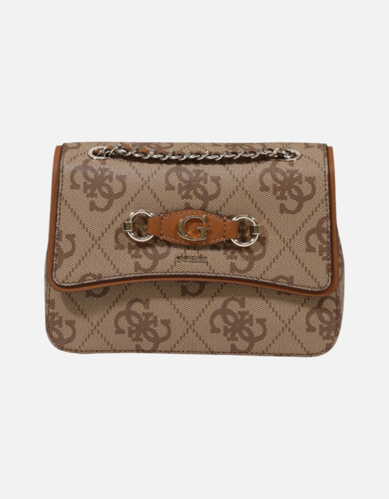 Print Shoulder Bag with Inside Pockets Women - Beige