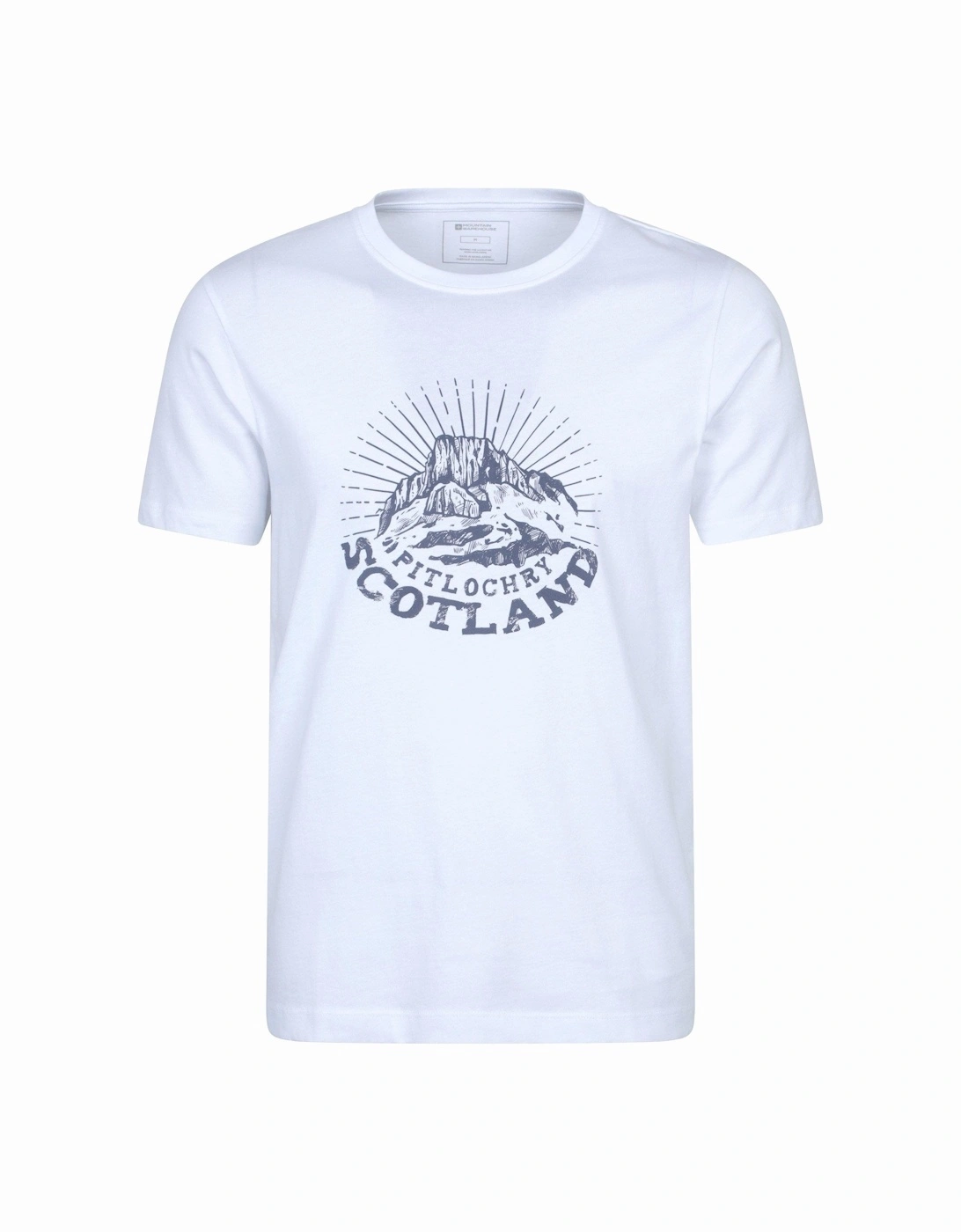 Mens Pitlochry Short-Sleeved T-Shirt, 2 of 1