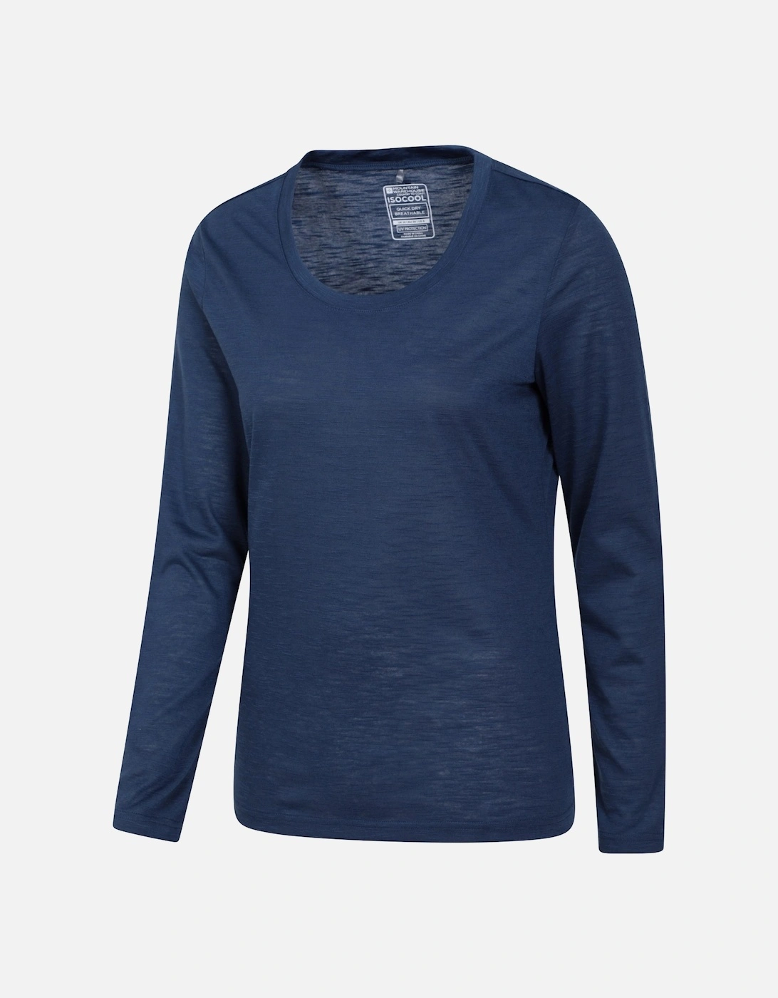 Womens/Ladies Agra Slub Long-Sleeved Top
