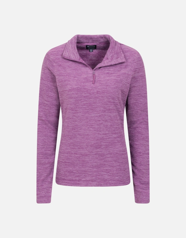 Womens/Ladies Snowdon Melange Fleece Top