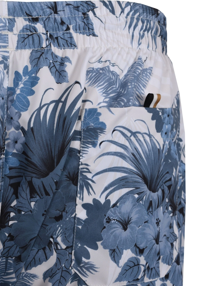 Boss Piranha Swim Shorts Open Blue