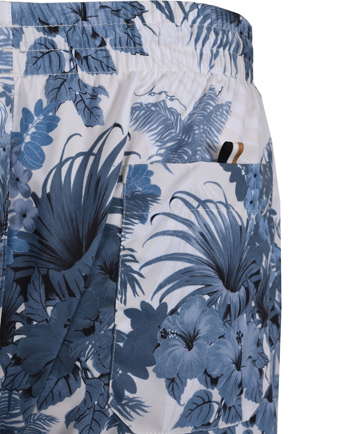 Boss Piranha Swim Shorts Open Blue