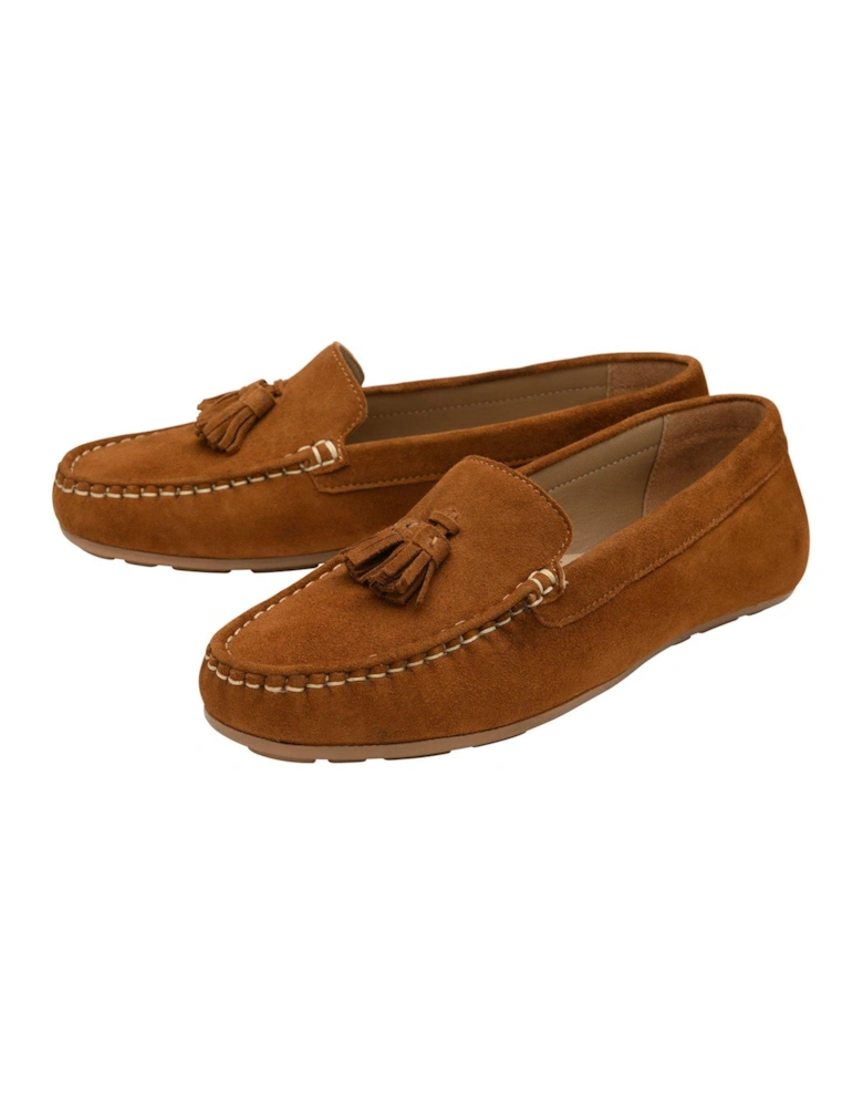 Bute Loafers - Tan Suede