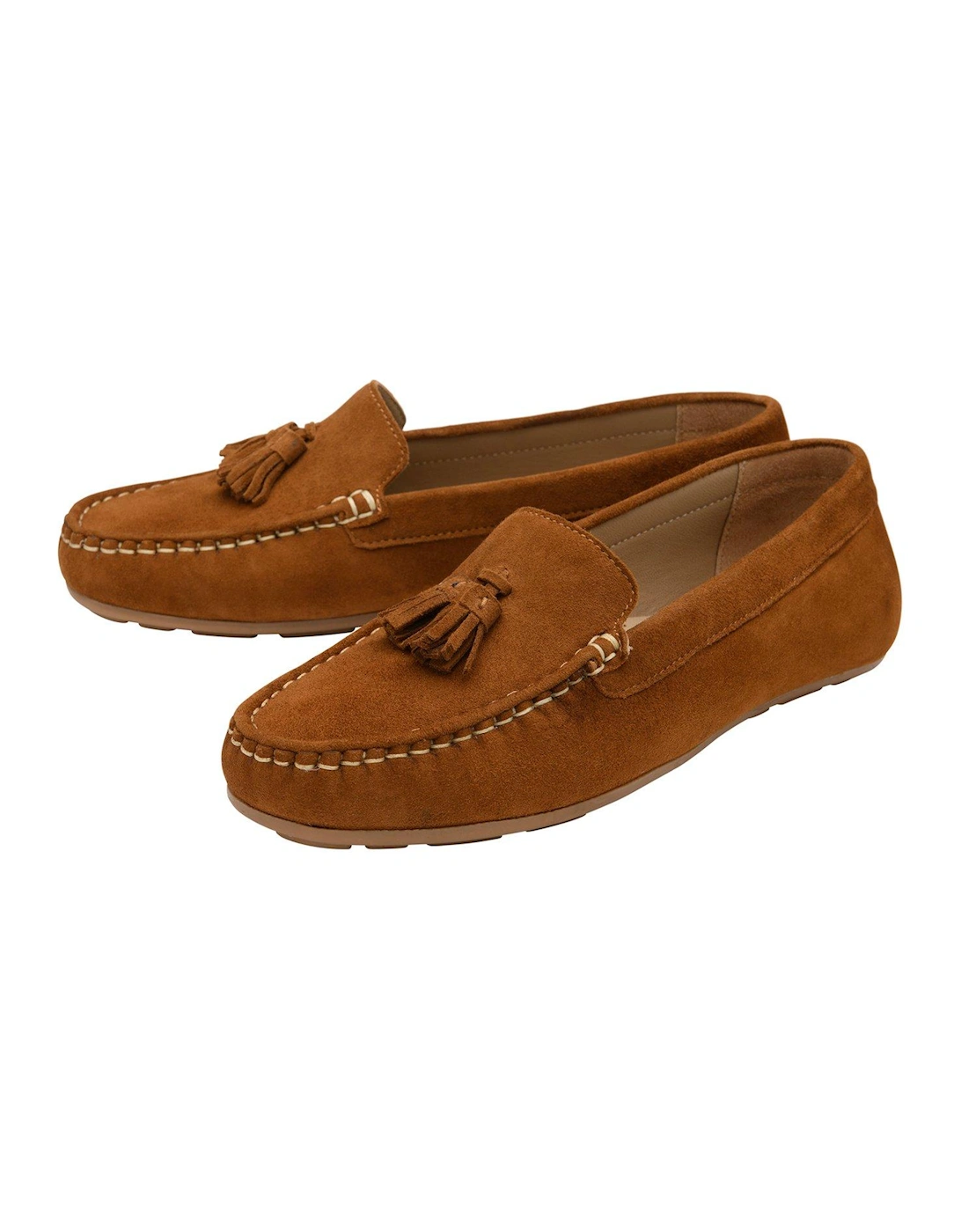 Bute Loafers - Tan Suede