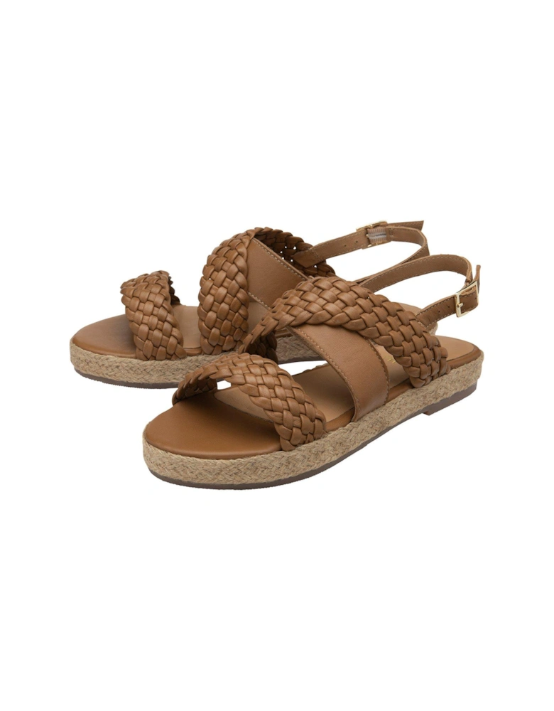 Parton Flat Sandals - Tan