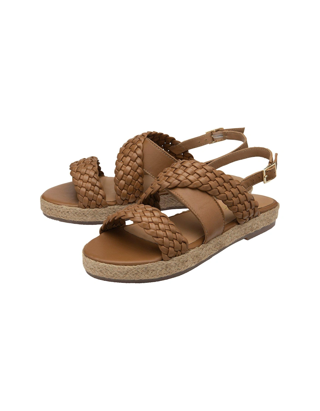 Parton Flat Sandals - Tan