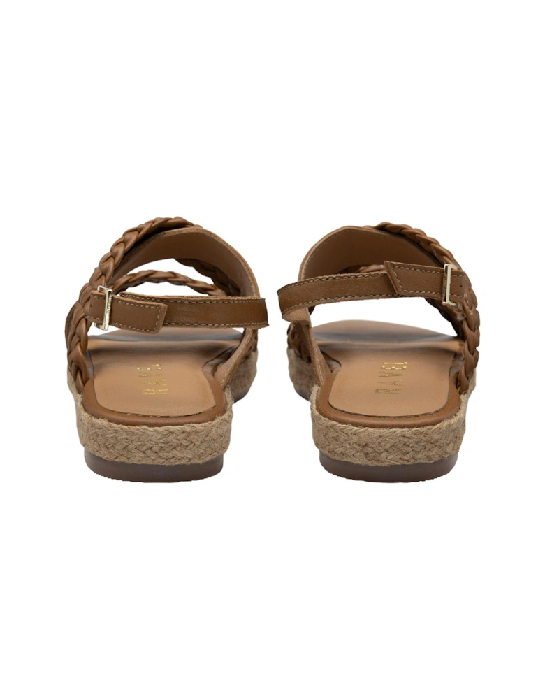 Parton Flat Sandals - Tan