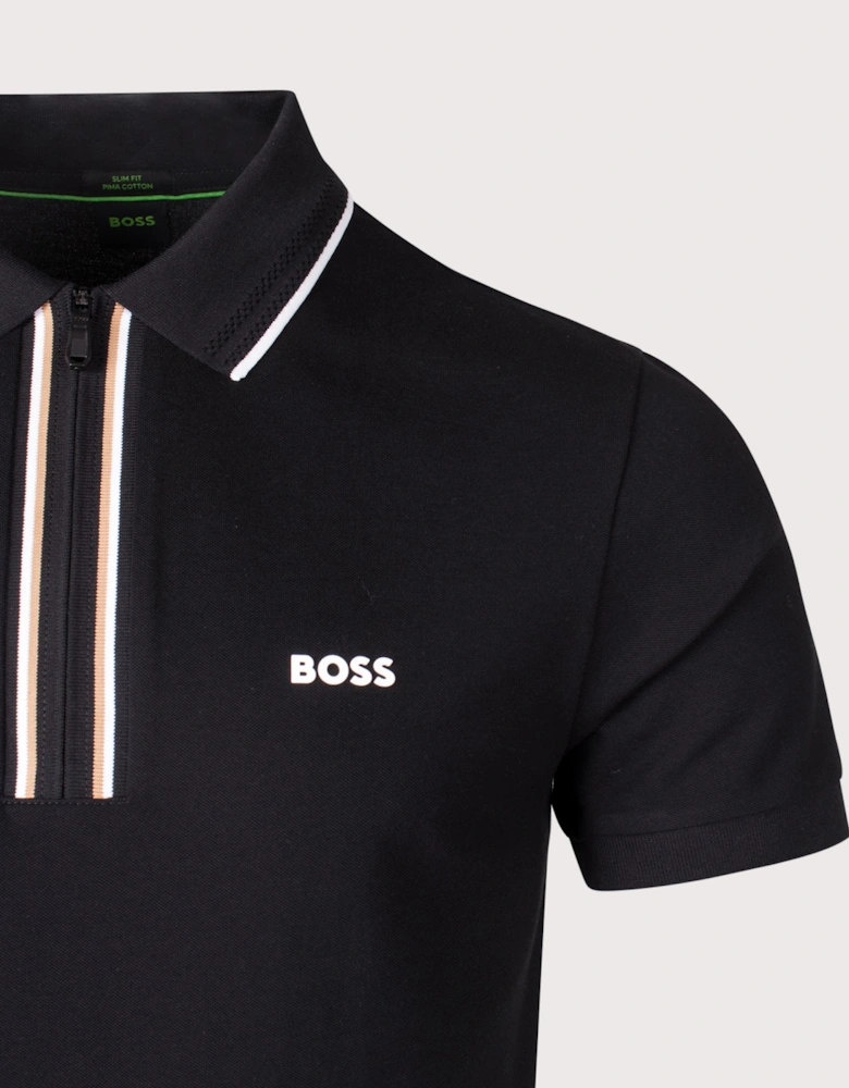 Zip Neck Philix Polo Shirt