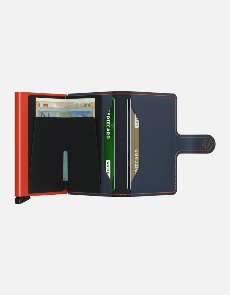 Mini Wallets Night Blue/orange